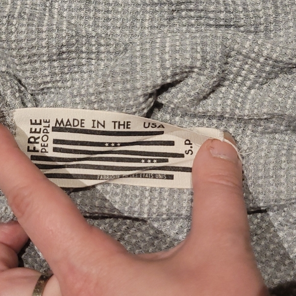 We the free loose open back tshirt - Picture 2 of 3